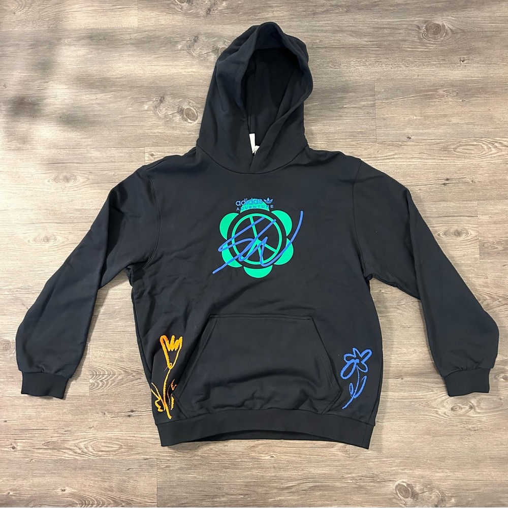 Adidas X Sean Wotherspoon Superturf Hoodie Black Pullover - New Mens Large